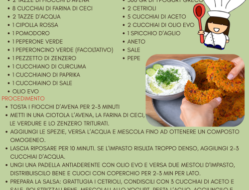 CHEF SOLIDEO: PIADINE D’AVENA E VERDURA